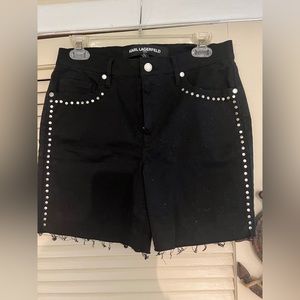 Black jeans shorts/ never worn